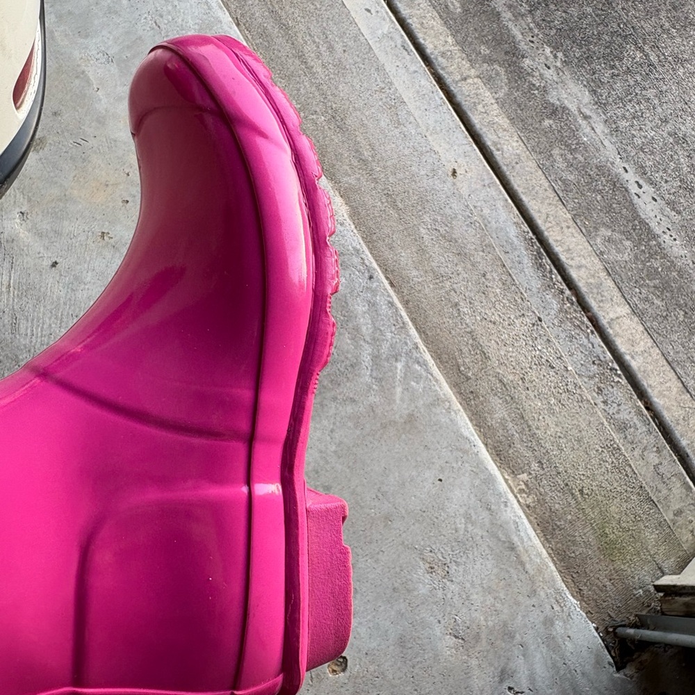 Hunter Pink Rain Boots - Picture 12 of 15
